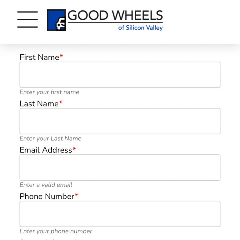 Good Wheels Car Donations Donate your car in the Silicon Valley